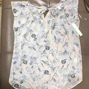 Lauren Conrad Pleat Neck Blouse